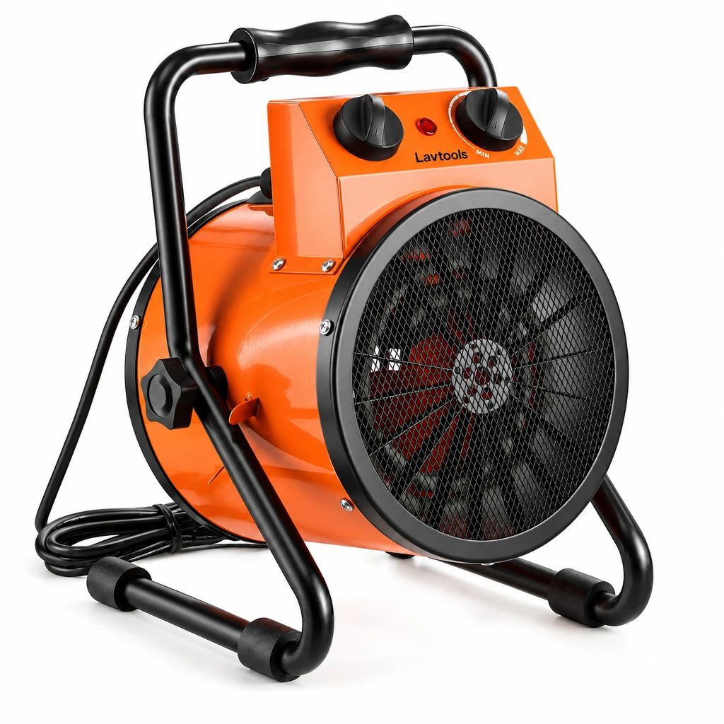 Lavtools 1500W Electric Space Fan Heater — view 1