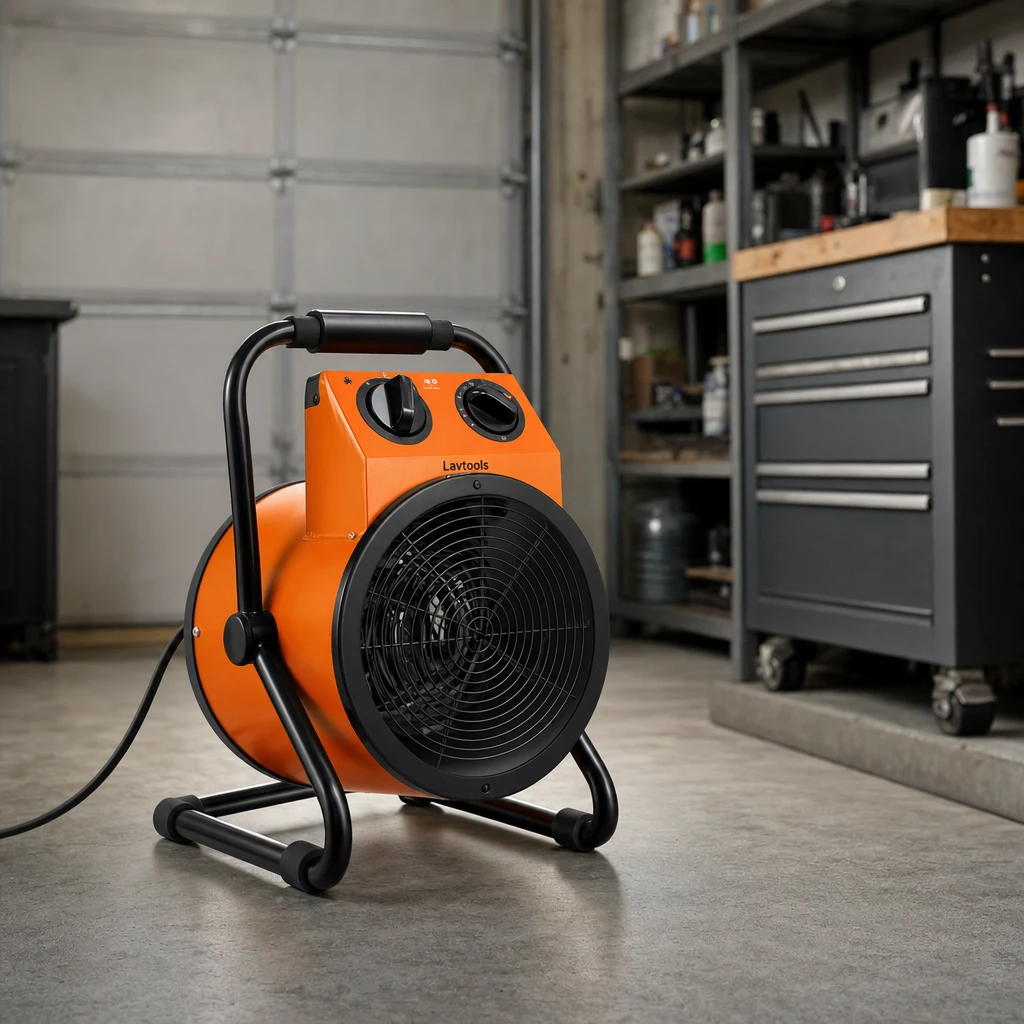 Lavtools 1500W Electric Space Fan Heater — view 3