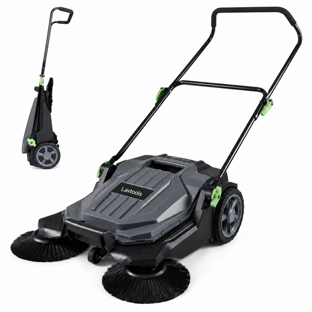 Lavtools 25.6-Inch Push Floor Sweeper — view 1
