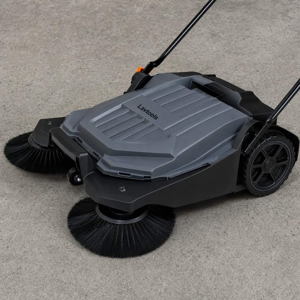 Lavtools 25.6-Inch Push Floor Sweeper — view 2