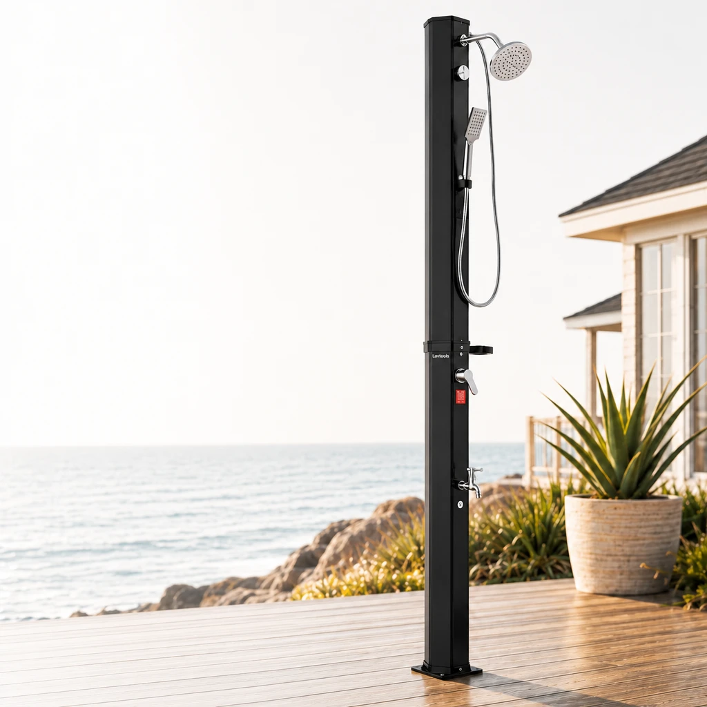 Lavtools 40L Solar Heated Outdoor Shower — view 3