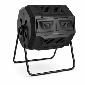 Lavtools 43-Gallon Dual Chamber Compost Tumbler — view 1